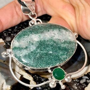 Green Aventurine Pendant 2 1/2”